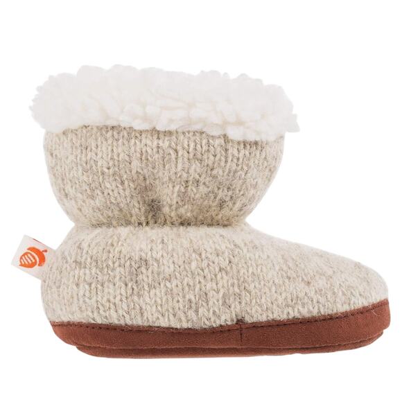 Acorn Kids Easy Bootie Ragg Slipper: Cozy Wool, Memory Foam, SZ 8/9 - Picture 1 of 5